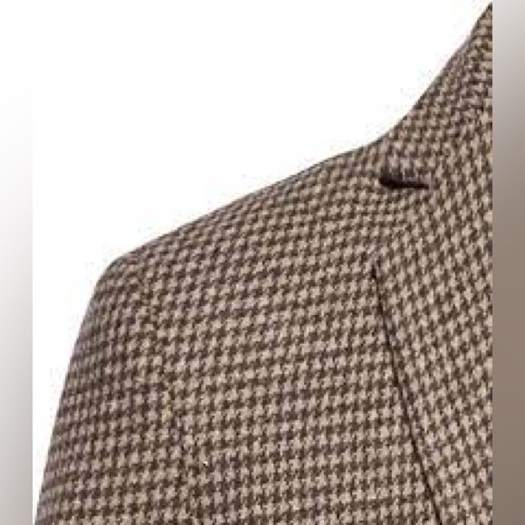 BAR III MENS SUIT JACKET STRETCH  42R BURGUNDY/BLACK FORMAL and evening WEAR - Picture 4 of 13